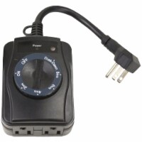 Prime® Outdoor Thumbdial Countdown Timer 2 Outlet Cord