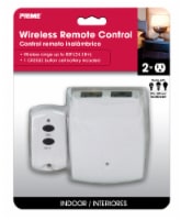 Prime® 2-Outlet Indoor Wireless Remote Control - White Perspective: Main