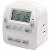 Prime EZ-Set 24-Hour Indoor Digital Timer - White