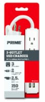 Prime® 3-Outlet USB Charger with Surge Protection Perspective: Main