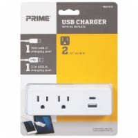 Prime® USB Charger with AC Outlets Perspective: Main