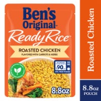 Ben's Original Ready Rice Roasted Chicken Flavored Rice, Easy Dinner Side, 8.8 oz Pouch Perspective: Main