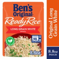 Ben's Original Ready Rice Original Long Grain White Rice, Easy Dinner Side, 8.8 oz Pouch Perspective: Main