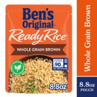 Ben's Original Ready Rice Whole Grain Brown Rice, Easy Dinner Side, 8.8 oz Pouch Perspective: Main
