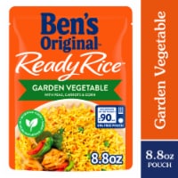 Ben's Original Ready Rice Garden Vegetable Flavored Rice, Easy Dinner Side, 8.8 oz Pouch Perspective: Main