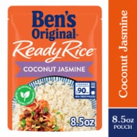 Ben's Original Ready Rice Coconut Jasmine Flavored Rice, Easy Dinner Side, 8.5 oz Pouch Perspective: Main