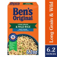 Ben's Original Fast Cook Long Grain Rice and Wild Flavored Rice, 6.2 oz Box Perspective: Main