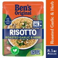 BEN'S ORIGINAL Risotto Roasted Garlic & Herb Flavored Rice, Easy Dinner Side, 8.5 oz Pouch Perspective: Main