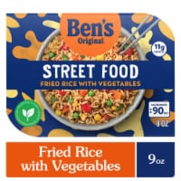 Ben's Original Street Food Fried Rice With Vegetables Prepared Entrée Microwave In 90 Seconds Perspective: Main