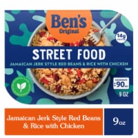 Ben's Original Street Food Jamaican Jerk Rice, Beans & Chicken Prepared Entrée Microwave In 90 Sec Perspective: Main