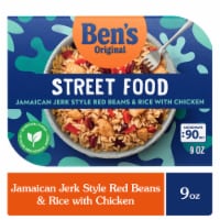 Ben's Original Street Food Jamaican Jerk Rice, Beans & Chicken Prepared Entrée Microwave In 90 Sec Perspective: Main