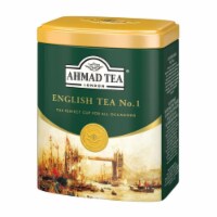 Ahmad Tea English Tea No.1 Black Loose Leaf Tea in Tin (Pack of 3)