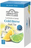 Ahmad Tea Lemon and Lime Iced Black Tea Cold Brew (Pack of 3)