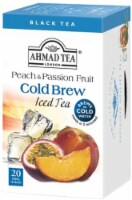 Ahmad Tea Peach and Passionfruit Iced Black Tea Cold Brew (Pack of 3)
