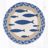 Capitol Importing 80-443F 10 x 10 in. MSPR-443 Fish Printed Round Trivet