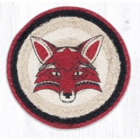 Capitol Importing 80-596FT 10 x 10 in. MSPR-596 Fox Totem Printed Round Trivet