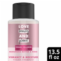 Love Beauty and Planet Murumuru Butter & Rose Vegan Collagen Moisture  Shampoo, 13.5 fl oz - Fry's Food Stores