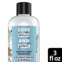 Love Beauty and Planet Volume & Bounty Coconut Water & Mimosa Flower 100% Biodegradable Shampoo Perspective: Main