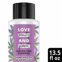 Love Beauty and Planet Hemp Seed Oil & Nana Leaf 100% Biodegradable Shampoo