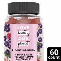 Love Beauty & Planet Multi-Benefit Berry Extraordinary Vegan Gummy Vitamins For Strong Hair & Nails