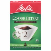 Melitta® #2 Super Premium Paper Cone Coffee Filters - White Perspective: Main