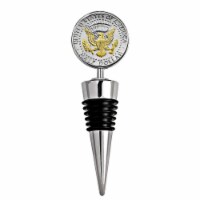 UPM Global 15205 4 x 1.3 in. Selectively Gold-Layered Presidential Seal JFK Half Dollar Coin