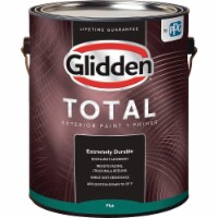 Glidden Total Exterior Paint + Primer Flat Midtone Base 1 Gallon GLTEX10MB/01