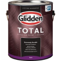 Glidden Total Exterior Paint + Primer Satin Midtone Base 1 Gallon GLTEX40MB/01