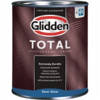 Glidden Total Exterior Paint + Primer Semi-Gloss Midtone Base Quart GLTEX30MB/04