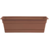 Bloem Dura Cotta 30 In. Plastic Terra Cotta Flower Box DCBT30-46