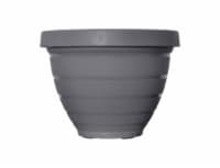 Akro-Mils Rings Self-Watering Planter - Warm Gray Perspective: Main
