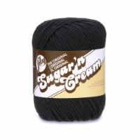 Lily Sugar'n Cream Black Yarn Perspective: Main
