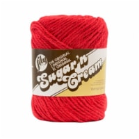 Lily® Sugar'n Cream Yarn - Red Perspective: Main