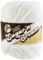 Lily Sugar'n Cream Yarn - Solids Super Size-White