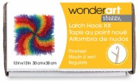 Caron Shaggy Latch Hook Kit 12 X12 -Pinwheel