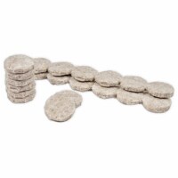 Richelieu America 235725 0.75 in. TruGuard Round Heavy Duty Self Adhesive Felt Pads, Tan - Pa