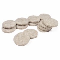Richelieu America 235954 1.12 in. TruGuard Round Heavy Duty Self-Adhesive Felt Pads, Tan - Pa