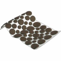 Richelieu America 235746 TruGuard Round Adhesive Felt Pads, Brown - Pack of 48