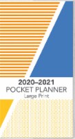 2020 Large Print Pocket Calendar by Trends International Perspective: Main