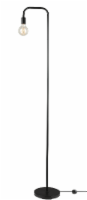 Globe Electric Holden 70" Floor Lamp With In-Line On/Off Foot Switch - Satin Black Perspective: Main