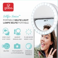 LED Selfie Ring Light Battery Operated Dimmable Perspective: Main