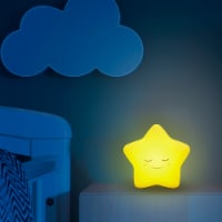 Star Color Changing LED Rechargeable Silicone Night Light Perspective: Main