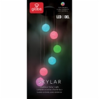 Globe Electric Solar Powered Outdoor RGB Color Changing Wind Chimes Perspective: Main