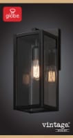 Hurley 1-Light Outdoor Indoor Wall Sconce - Matte Black Perspective: Main