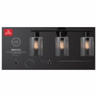 Bristol 5-Piece All-In-One Bathroom Set, Matte Black, 3-Light Vanity Light Perspective: Main