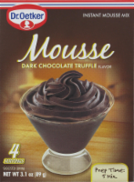 Dr. Oetker Mousse Supreme Dark Chocolate Truffle Perspective: Main