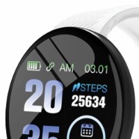 Proscan PBTW278-WHITE Bluetooth Smart Watch/Fitness Bracelet (White)