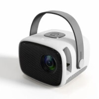 RCA RPJ264WHT Retro 480P White Portable Home Theater Projector