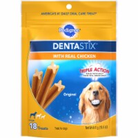 Pedigree DentaStix Triple Action Original Large Dog Treats with Real Chicken Perspective: Main
