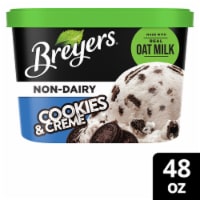 Breyers Dairy Free Cookies & Cream with Almond Milk Base Frozen Dessert Tub
